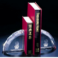 Faceted Crystal Bookends